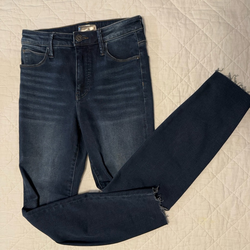 KUT jeans, skinny with frayed bottom